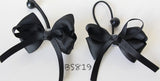 School Hair Accessories, Black (BS816-BS820)