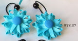 School Hair Accessories, Navy/ Royal Blue/ Light Blue/ DGJS (BS832-BS838)