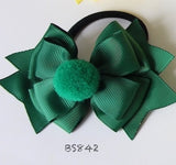 School Hair Accessories, Yellow/ Dark Green/ Good Hope (BS839-BS844)