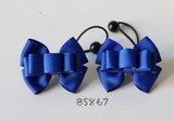 School Hair Accessories, Royal Blue/ DGJS (BS865-BS868)