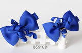 School Hair Accessories, Royal Blue/ DGJS (BS865-BS868)