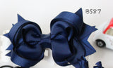 School Hair Accessories, Navy (BS86-BS89)