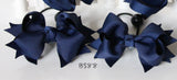 School Hair Accessories, Navy (BS86-BS89)