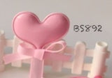 School Hair Accessories, Pink (BS891-BS896)