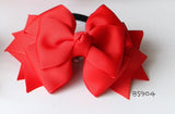 School Hair Accessories, Red (BS901-BS904)