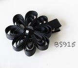 School Hair Accessories, Black (BS914-BS918)