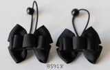 School Hair Accessories, Black (BS914-BS918)