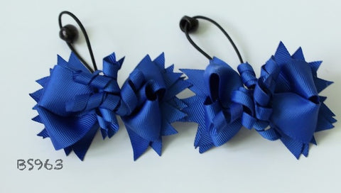 School Hair Accessories, Royal Blue/ DGJS (BS963-BS968)