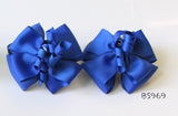 School Hair Accessories, Royal Blue/ DGJS (BS969-BS970)