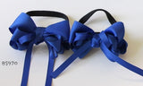 School Hair Accessories, Royal Blue/ DGJS (BS969-BS970)