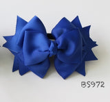 School Hair Accessories, Royal Blue/ DGJS (BS971-BS974)