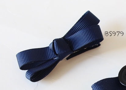 School Hair Accessories, Navy (BS979-BS981)