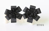 School Hair Accessories, Black (BS982-BS985)