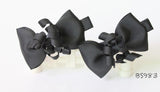 School Hair Accessories, Black (BS982-BS985)