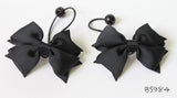 School Hair Accessories, Black (BS982-BS985)