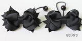 School Hair Accessories, Black (BS982-BS985)