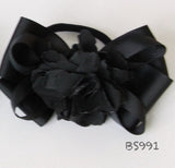 School Hair Accessories, Black (BS989-BS991)