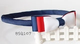 School Hair Accessories, Navy and Red (BS881-BS883)