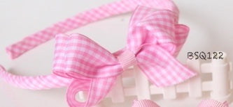 School Hair Accessories, Pink (BS1032-BS1035)