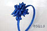 School Hair Accessories, Navy/ Royal Blue (BSQ12-BSQ19)