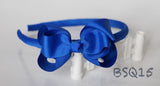 School Hair Accessories, Navy/ Royal Blue (BSQ12-BSQ19)