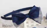 School Hair Accessories, Navy (BS1281-BS1284)