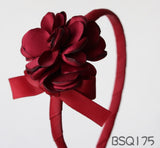 School Hair Accessories, Burgundy (BS1311-BS1312)