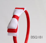 School Hair Accessories, Red (BS1339)