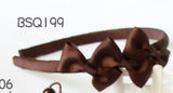 Brown School Hair Accessories, Brown (BS1404-BS1409)