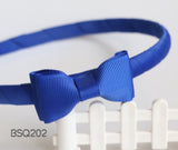 School Hair Accessories, Royal Blue/ DGJS (BSQ200-BSQ203)