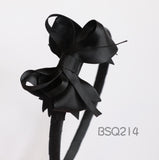 School Hair Accessories, Black (BSQ211-BSQ214)