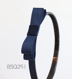 School Hair Accessories, Navy (BSQ249-BSQ252)