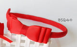 School Hair Accessories, Red (BS394-BS396)