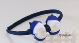 School Hair Accessories, Navy/ Royal Blue/ White (BS536-BS537)