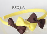 Brown School Hair Accessories, Brown (BS545-BS551)