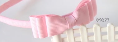 School Hair Accessories, Pink (BS568-BS571)