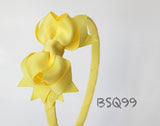 School Hair Accessories, Yellow/ Dark Green/ Good Hope (BS807-BS810)