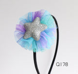 Mermaid with Silver Star Headband (Q178)