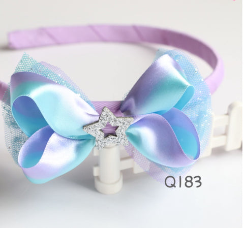 Purple Mermaid Headband (Q183)