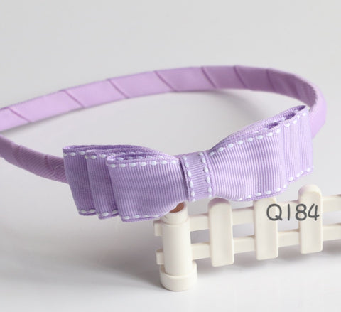 Purple Bow Headband (Q184)