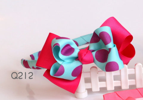 Pretty Polka Dot Headband (Q212-Q214)