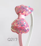 Pink Sequin Headband (Q217)