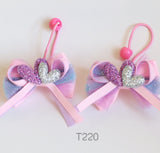 Purple and Pink Hair Ties (T220)