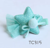 Beautiful Glitter Star Hair Clips (TC313-TC315)