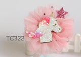 Unicorn Hair Clips (TC322-TC325)