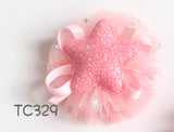 Glitter Star Hair Clips (TC329-TC333)