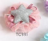 Glitter Star Hair Clips (TC329-TC333)