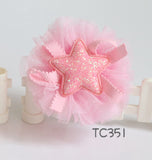 Bow Hair Clips in Pink (TC350-TC351)