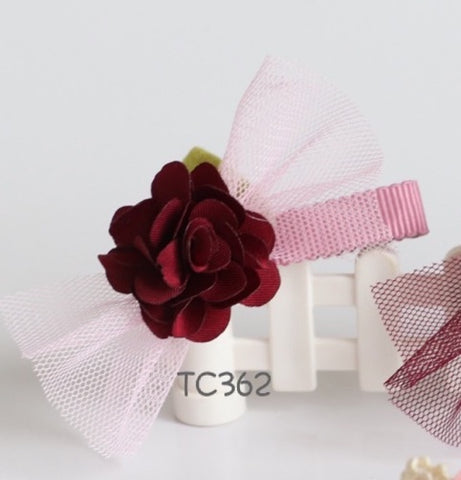 Elegant Flower Hair Clip (TC362-TC365)