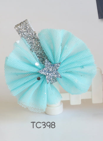 Tulle and Star Hair Clip (TC398-TC400)